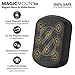 Scosche MAGTFM2 MagicMount XL Universal Flush Magnetic Phone Holder, Non-Slip Rubber Phone Mount For Car Dash, Large Devices, for Car, Home, Office, Black