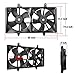 Radiator AC Condenser Cooling Fans For 2002-2006 Nissan Altima 2.5L 3.5L, For 2004-2008 Nissan Maxima 3.5L ATRDF012