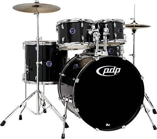 PDP by DW Encore By PDP 5-Piece Drum Kit with Hardware and Cymbals Black