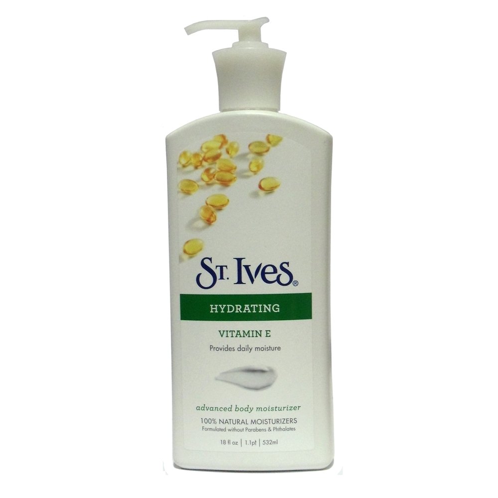 St. Ives HYDRATING With Vitamin E Advanced Body Moisturizer Lotion, 18