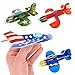 TRIPLEROSE 48 Pack Valentines Day Gifts Cards for Kids, with 48 Foam Airplanes, 48 Cards, 100Pcs Seals, Valentine Classroom Exchange Party Favor Toy