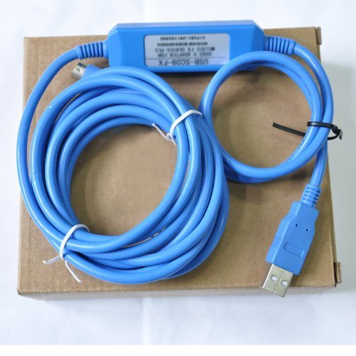 Amicc USB-SC09-FX programming Cable for Mitsubishi FX series PLC USB to RS422 adapter (USB-SC09-FX)
