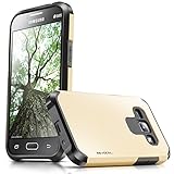 Evocel® Galaxy J1 (2015) Case - Dual Layer Armor Protector Case For Samsung Galaxy J1 (2015) - Retail Packaging, Gold Medal