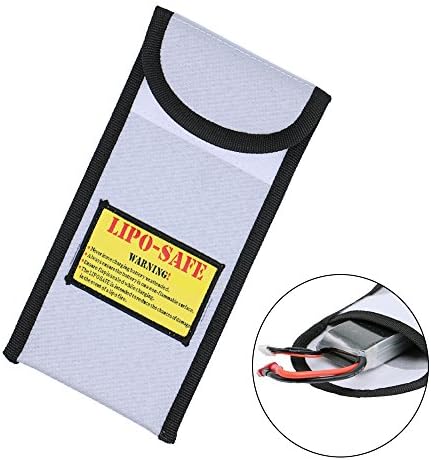 Fireproof Explosion-proof bag RC Lipo Battery Safe Bag Lipo Guard Charge Protection Bag (4.1 X 7.8 inch)