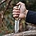 TANGRAM Folding Pocket Knife ACUTO440 Tanto Sharp Blade Liner Lock Brown G10 Handle Flipper Knife,Kim Ning Rumble TG4001A2