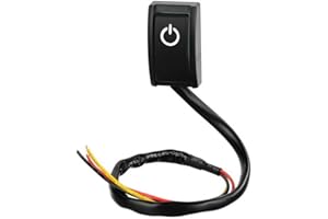 DIY AUTO Switch Paste Type Button Switches Off/ON DC 12V 200mA Double Sided with Adhesive Tape