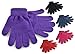 12 Pairs BIg Girl's Magic Gloves Several Colours