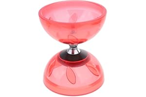 kowaku Professional Triple Bearing Diabolo Set with Accessories , red, 13cm