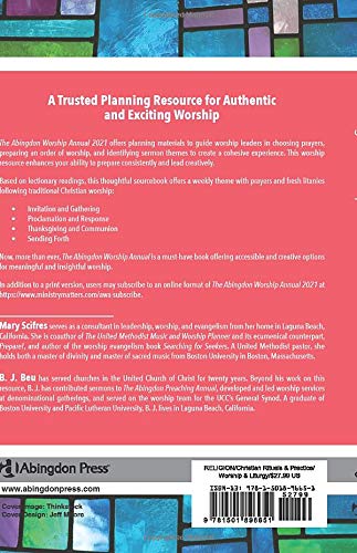 The Abingdon Worship Annual 2021 Scrifres 9781501896651 Amazon Com Books