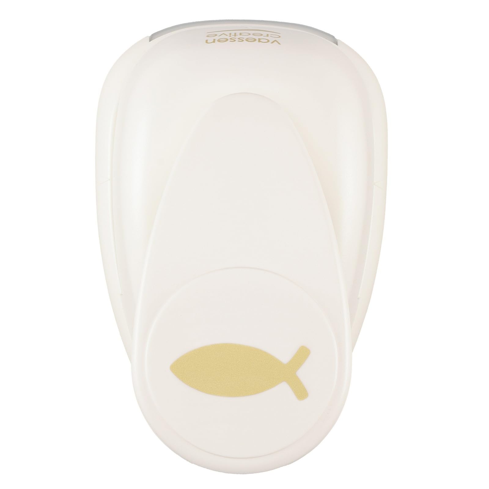 Vaessen Creative Craft Paper Punch - Fish - 1,9 x 4,9 cm - Circle Cutter for Crafting and Card Making