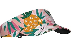 TWKGBUAD Stylish Hawaiian Visor Cap Sun Hat for Women Men Teens for Sport Beach Tennis Golf Running Hiking Adjustable Cap