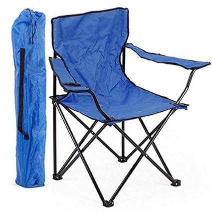 Divinz Folding Camping Small Chair Portable Fishing Beach Outdoor Collapsible Chairs- Color May Vay
