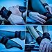 BDSM Restraints Kit with Adjustable Straps Strong Velcro for Bedroom Fun, PALOQUETH Under Bed Restraints with Comfortable Cuffs Flirting Feather Blindfold for Queen King Mattress