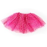 EFINNY Girl Classic Elastic Shining Pettiskirt Skirts Layer Tulle Tutu Skirt