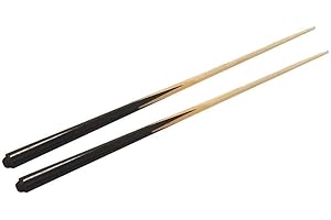 BILIYARD Phantasilet 1-Piece 36" Wooden Cue Sticks Pool Sticks, Short Cues for Tight Space, Children's Practice Cues, Pack of 2