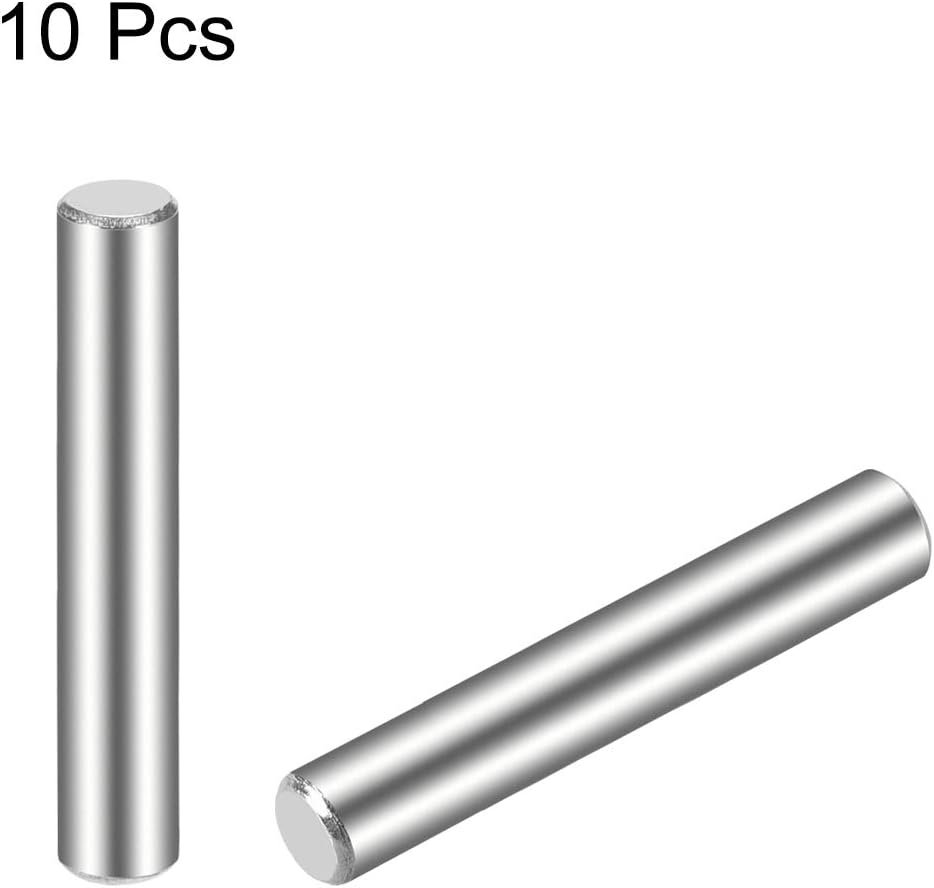 sourcing map 4 x 30mm(Approx 5/32") Dowel Pin 304 Stainless Steel Wood Bunk Bed Dowel Pins Shelf Pegs Support Shelves 10Pcs - Image 3