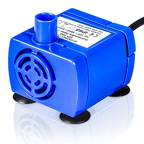 Submersible Water Pump for Pet Fountain with 5.9ft Power Cable, Replacement Pump for YOUTHINK Pet Fountain