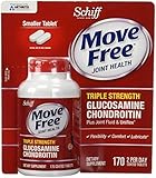 Schiff Move Free Joint Health Dietary Supplement, Triple Strength, 170 Tablets