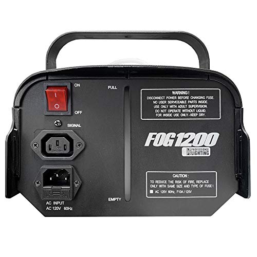 Fog Machine - 1200 Watt W/Remote - Impressive 8,000 Cubic ft. per minute - Adkins Professional Lighting FOG1200