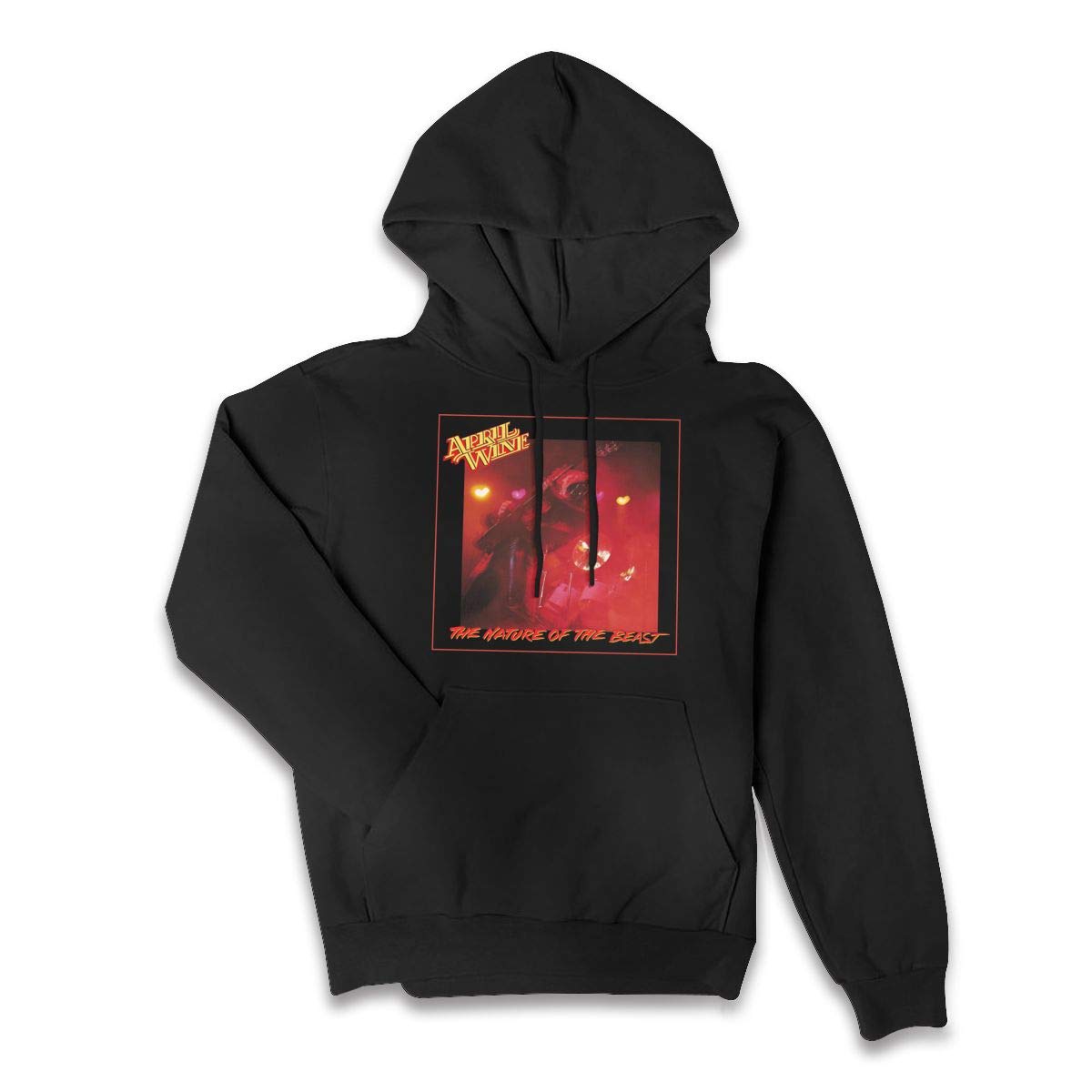 Erman S Color Name Athletic April Wine Music Band Cover Pullover Hooded Shirts With Pocket