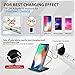 Wireless Charger， ELLESYE 3-Coil Qi Wireless Charging Stand Compatible with iPhone XS Max/XS/XR/X/8/8 Plus, Galaxy S10/S10+/S10Edge/Note9/S9/S9+/Note8/S8/S8+ and All QI-Enabled Devices [No AC Adapter]