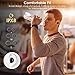 Wireless Earbuds Bluetooth 5.0 Touch Control True Wireless Earbuds with 3500mAh Charging Case 100H Playtime Stereo Hi-Fi Sound Waterproof IPX8 in-Ear Headphone Built-in Mic Earphones