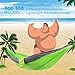 Soufull Camping Hammock Hammock Tree Straps&Carabiners,Portable Parachute Nylon Hammock Backpacking Travel,Beach,Yard