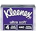 Kleenex Ultra Soft Facial Tissues, 4 Flat Boxes, 110 Tissues per Box (440 Total Tissues)