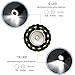 Zglon Super Bright LED Tactical Flashlight 1000 Lumens with 7 Modes High Powered Handheld LED Tac Light with Zoomable Adjustable Focus, USB Charger 18650 Rechargeable Battery