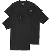 Stafford 2-pk. Heavyweight Cotton Crewneck T-Shirts (Black, X-Large)