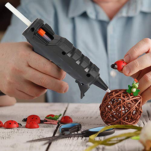 Hot Glue Gun, AONOKOY 60W Mini Glue Gun with 30pcs Glue Sticks, Anti-hot Cover Melt Glue Gun Kit for Creative Arts & Crafts, Home Quick Repairs, Festival Decoration