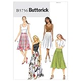 BUTTERICK PATTERNS B5756 Misse Skirt, Size B5 (8-10-12-14-16)