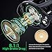 Sougayilang Baitcasting Reel,8.1:1 Gear Ratio Super Smooth Power, 12 + 1 Shielded Ball Bearings Anti-Corrosion Fishing Reel-Right Handed Reel