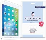 iLLumiShield - Apple iPad Air 2 Screen Protector (2014) (6th Generation) with HD Blue Light UV Filter and Lifetime Replacement Warranty / Premium High Definition Clear Film / Reduces Eye Fatigue and Eye Strain - Anti- Fingerprint / Anti-Bubble / Anti-Bacterial Shield - [1-Pack] Retail Packaging (6th Gen)