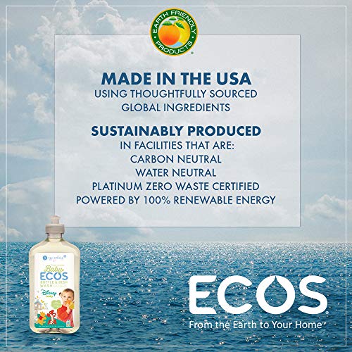 Earth Friendly Products Ecos Disney Baby Bottle Dish Soap Wash, Free & Clear, Hypoallergenic, 17Oz (Pack of 6), 6 Count - Thumbnail 4
