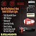 StellarLights - Solid Aircraft Aluminum Bike Light - BRIGHT 240 Lumens LED Bicycle Headlight With Tail light - WATERPROOF - Mounts in Seconds - NO TOOLS Required