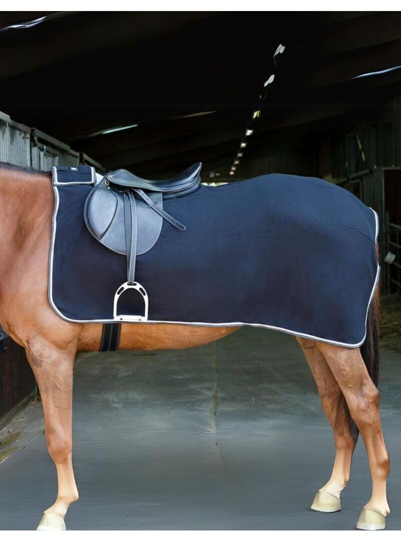 RIDING WORLD Fleece Kidney Covers - Colours - Black, Blankets Size - 140cm