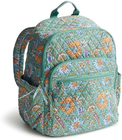 Amazon.com: Vera Bradley Essential Large Backpack Wild Rose  display picture 3