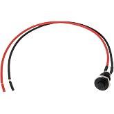 LT Easiyl 10mm Mounting Hole Metal Momentary Push Button Switch Compatible with Electric Guitar