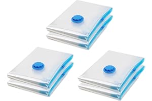 MotiveTech Vacuum Sealer Bag Space Save Professional Travel Essentials Gifts Sturdy for Clothing Blankets Comforters Bedding 