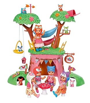 Zapf Creation 920282 - Mini Chou Chou Baumhaus mit Exklusiver Puppe