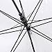 HAOCOO Street Clear Umbrella,Bubble Transparent Fashion Dome Auto Open Umbrella Windproof for Outdoor Weddings or Events