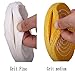 SCOTTCHEN Polishing Wheel for Bench Grinder Buffing Wheel 8 inch White (70 Ply) & Yellow (42 Ply) for Buffer Polisher with 5/8 Inch Arbor Hole 2 PCS