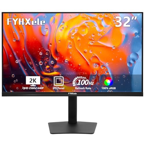 32 Inch QHD 1440P 100Hz Touchscreen Monitor