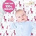 1 Soft & Breathable Fitted Baby Crib Sheets For Better Sleep. Premium, Durable Muslin Cotton Toddlers Sheets in Cute Colors For Girls. A Perfect Baby Shower Gift.