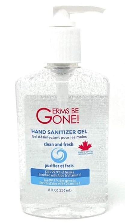 Pack (8 oz bottles) Hand Sanitizer Gel 