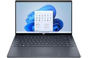 HP Pavilion 14" 2-in-1 FHD Touchscreen Laptop - Intel Core i3-1215U, 8GB RAM, 256GB SSD Windows 11 S Mode - Space Blue (14-ek