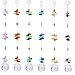 Aiskaer 6PCS 1.2 Inch Colorful Chandelier Crystal Ball Prisms Pendant, Chandelier Decor Hanging Prism Ornaments,Chandelier Crystals Ball Window Prisms Rainbow Octogon Chakra Suncatcher