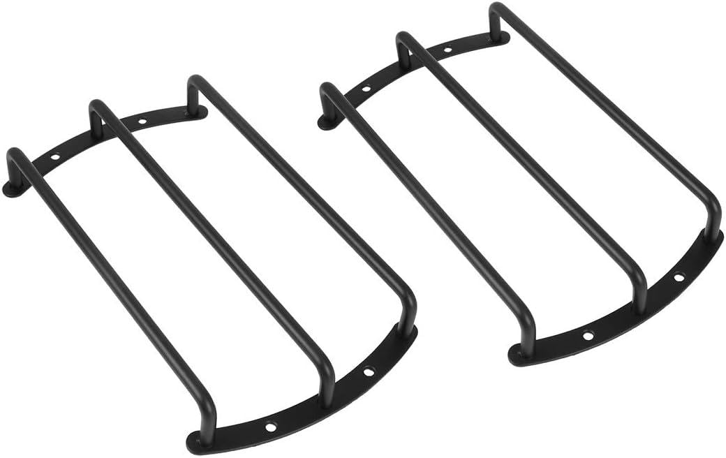Unifizz 2pcs Car Metal Car Bar Grille for Subwoofer Speaker Grill Cover Protector 8Inch Black