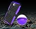 LG X Charge Case, LG Fiesta 2 LTE Phone Case, LG Fiesta LTE Case, LG X Power 2 (2017) Case, OEAGO [Shockproof] [Impact Protection] Tough Rugged Dual Layer Protective Case with Kickstand - Purple
